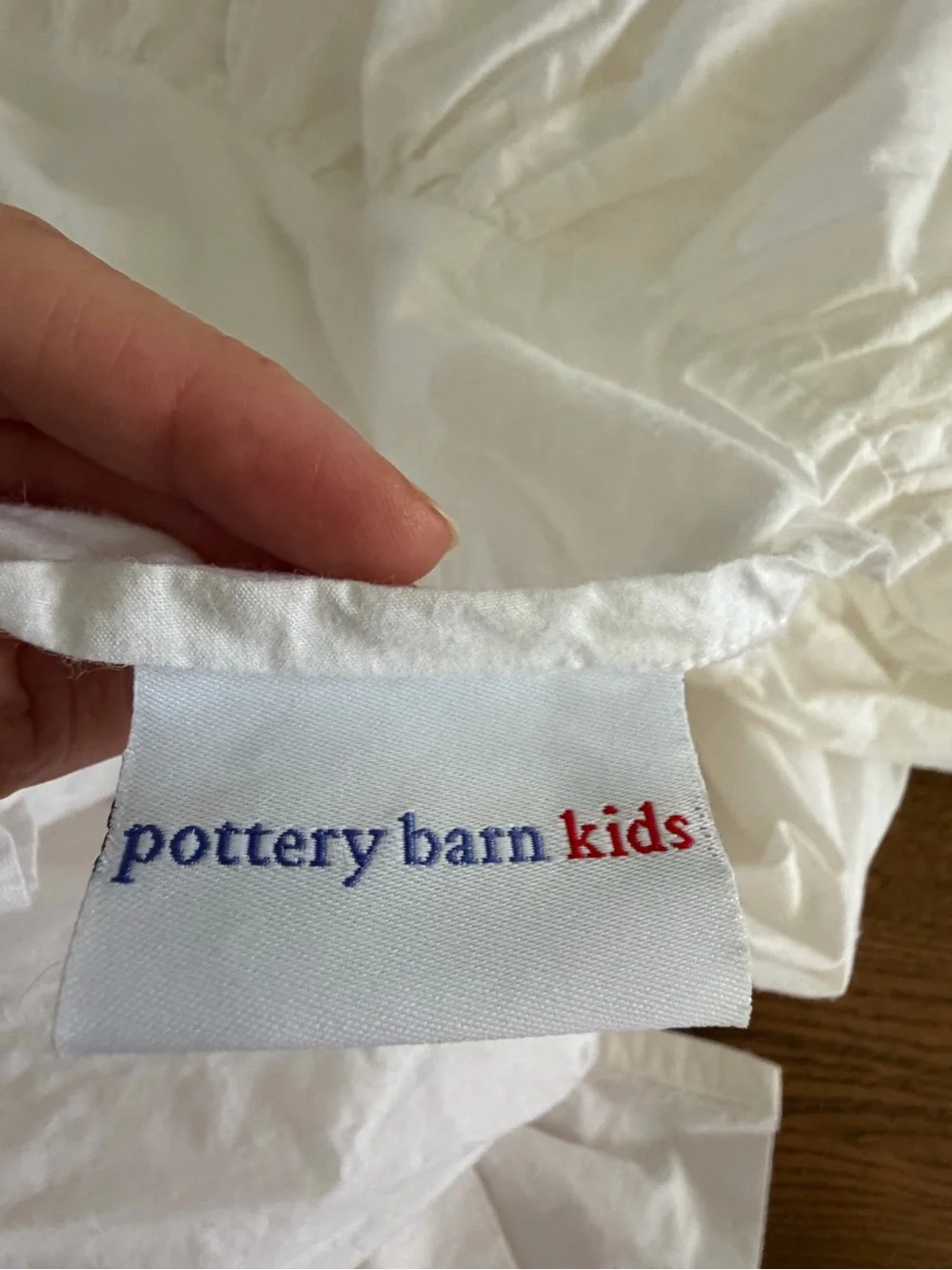Pottery Barn Kids Carnival Embroidered Twin Dust Ruffle
